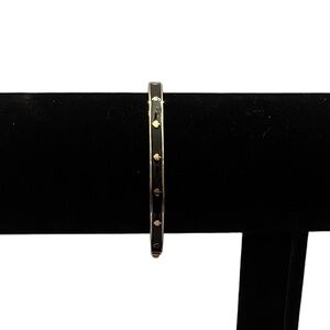 Kate Spade Spot The Spade Enamel Hinged Bangle